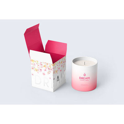 Custom Private Brand Foldable Color Printing Cardboard Box for Candle