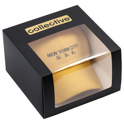 OEM Clear Window Gift Boxes  for Baseball Cap Hat Snapcap